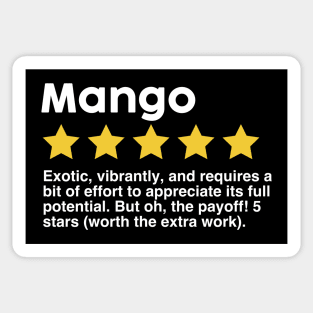 Mango lover rating Sticker